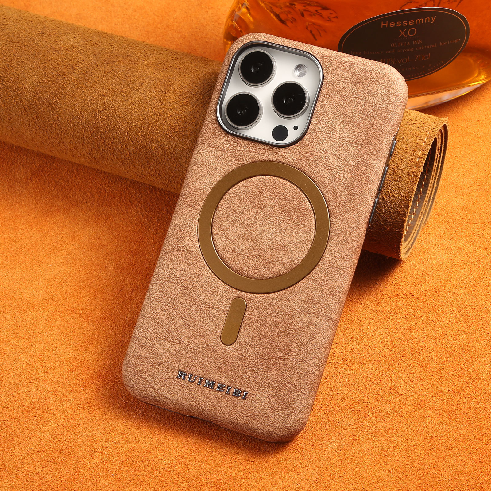 Luxury Leather Magsafe Business Phone Case