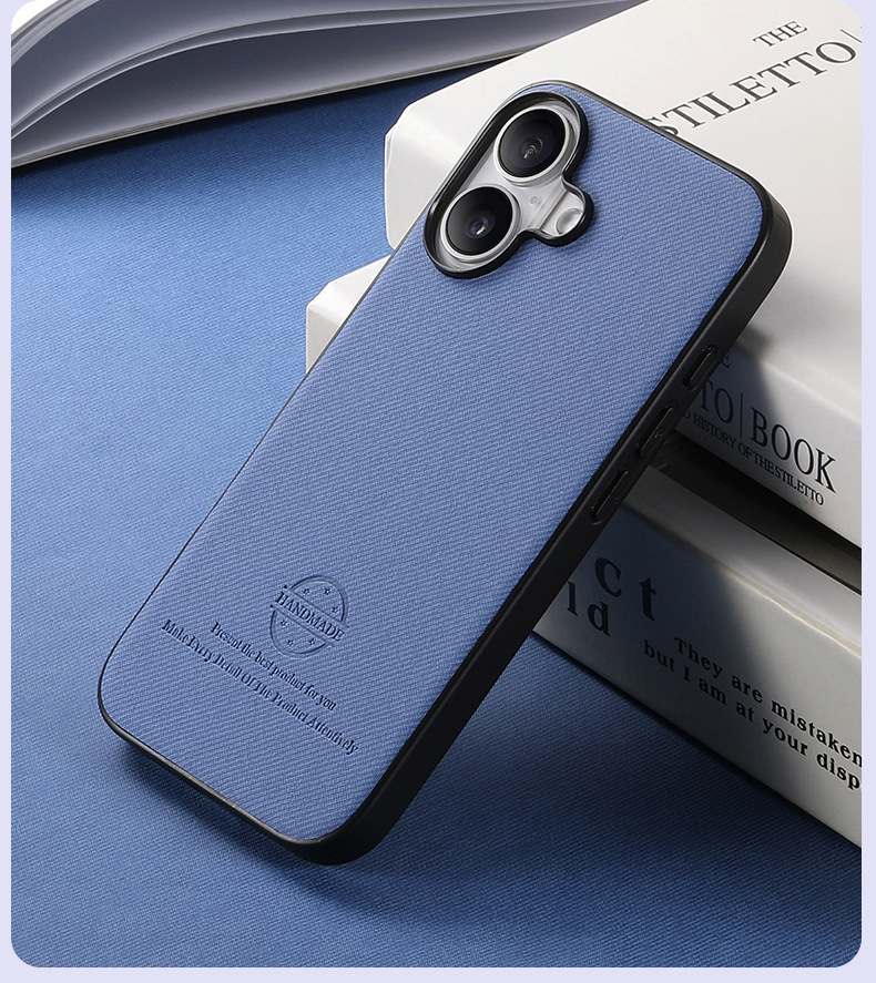 Luxury Leather Magsafe Phone Case for Apple iPhone