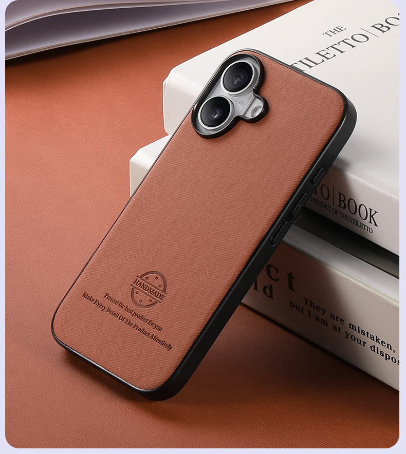 Luxury Leather Magsafe Phone Case for Apple iPhone