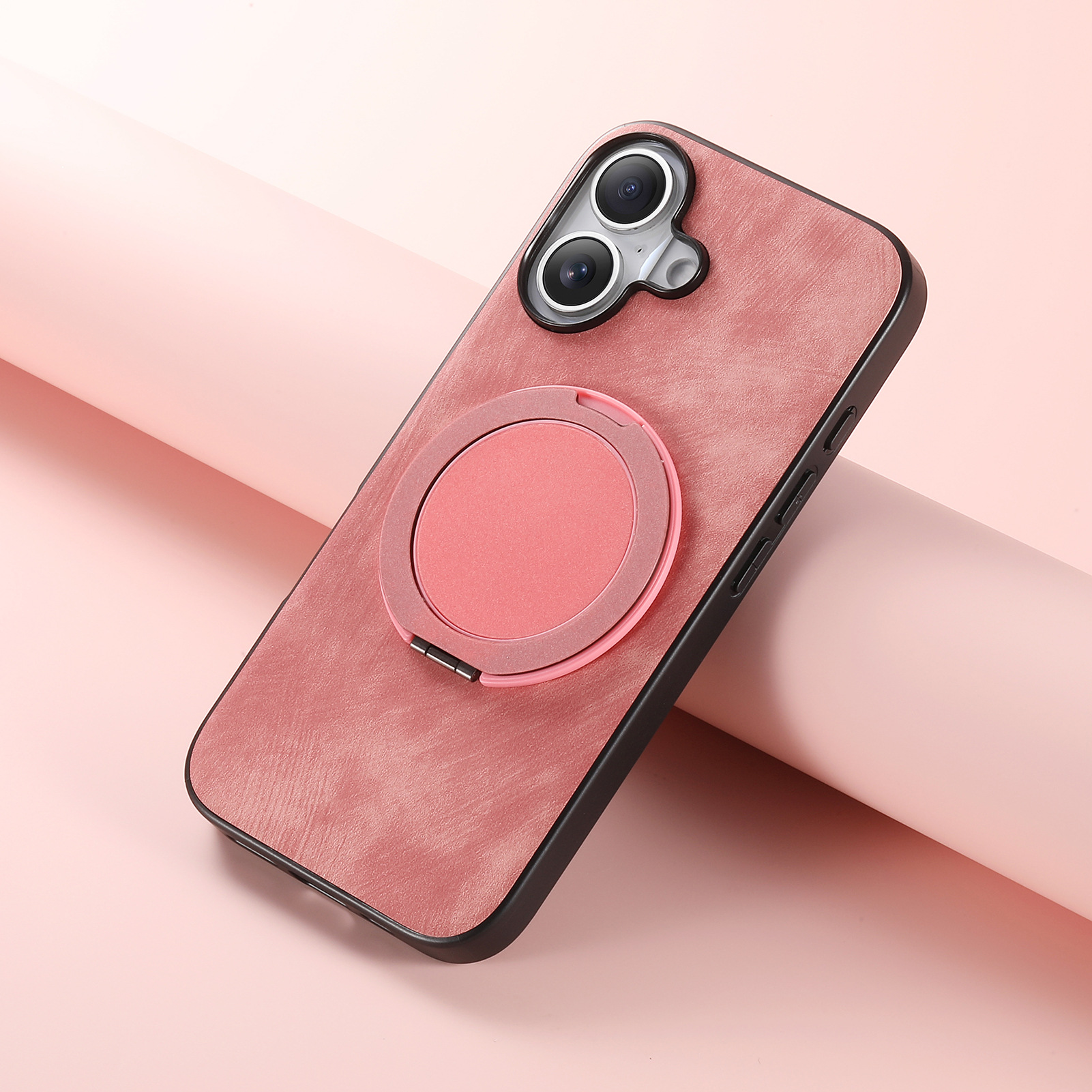 Luxury Leather Magnetic Kickstand Phone Case for Apple iPhone