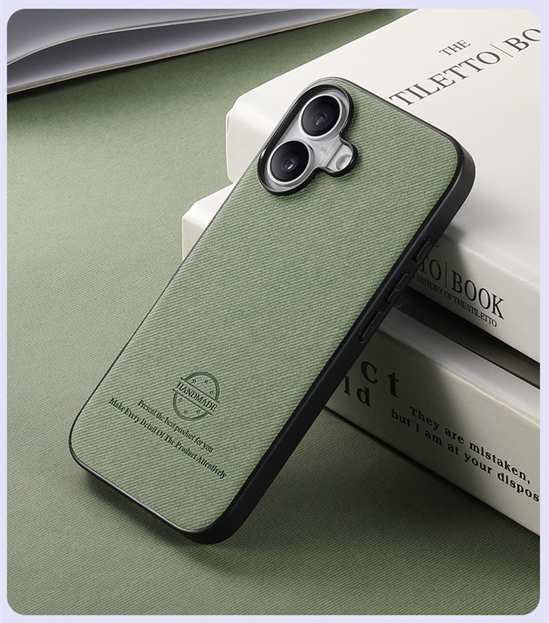 Luxury Leather Magsafe Phone Case for Apple iPhone