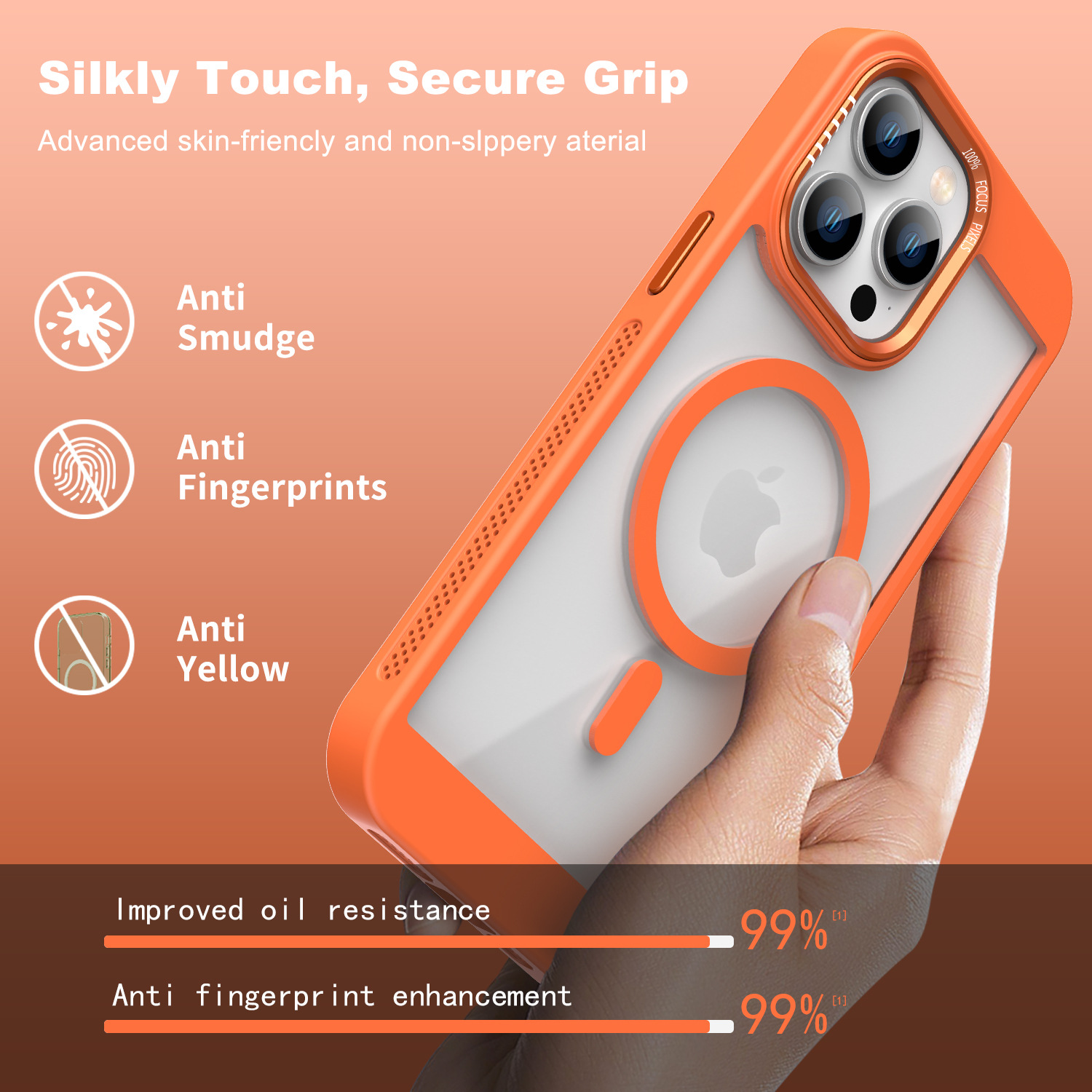 适用iphone16promax磁吸手机壳亚马逊批发苹果15散热手机保护套14