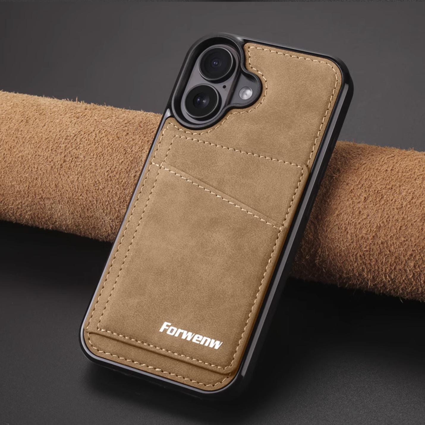 Luxury Leather Card Wallet Phone Cases for Apple iPhone