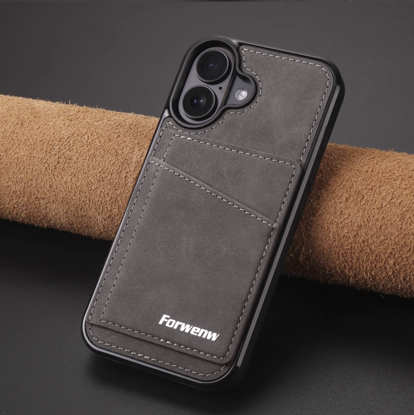 Luxury Leather Card Wallet Phone Cases for Apple iPhone