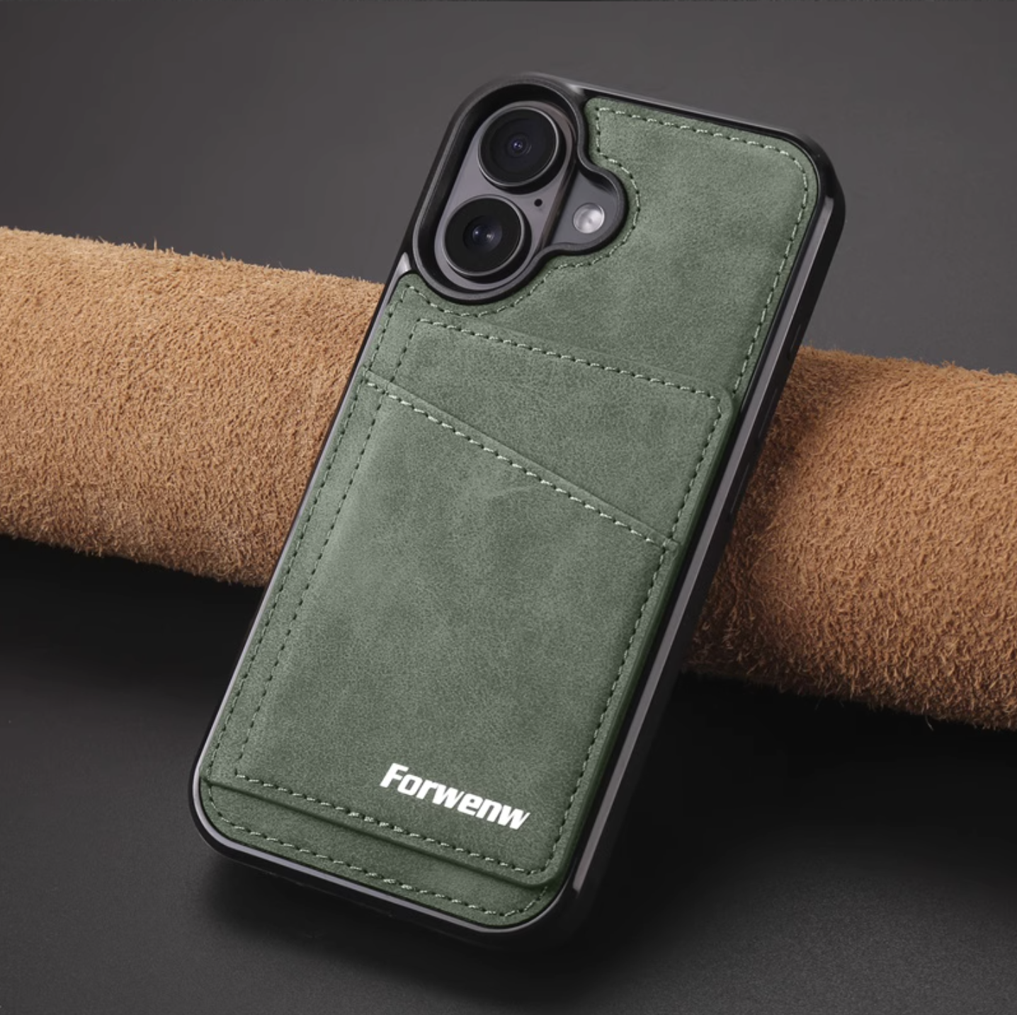 Luxury Leather Card Wallet Phone Cases for Apple iPhone