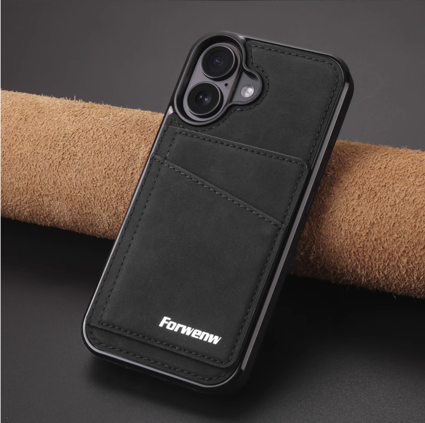 Luxury Leather Card Wallet Phone Cases for Apple iPhone