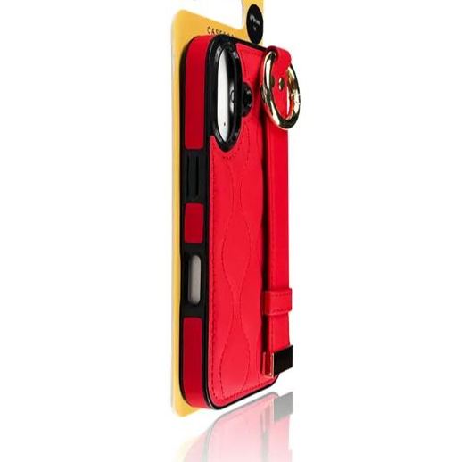 Wrist Strap Leather Phone Case