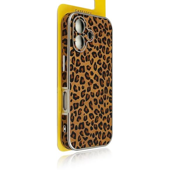 Leopard Printed Silicone Phone Case