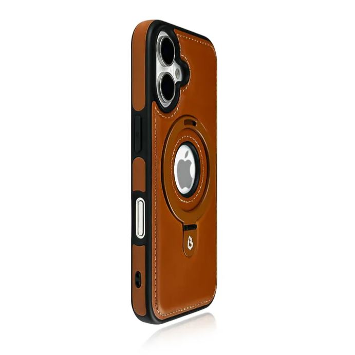 Luxury Leather Magsafe Bracket Phone Case