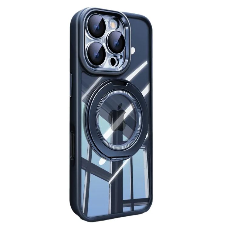 Transparent Magsafe Rotating Bracket Phone Case
