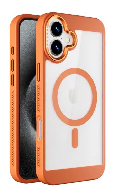 适用iphone16promax磁吸手机壳亚马逊批发苹果15散热手机保护套14