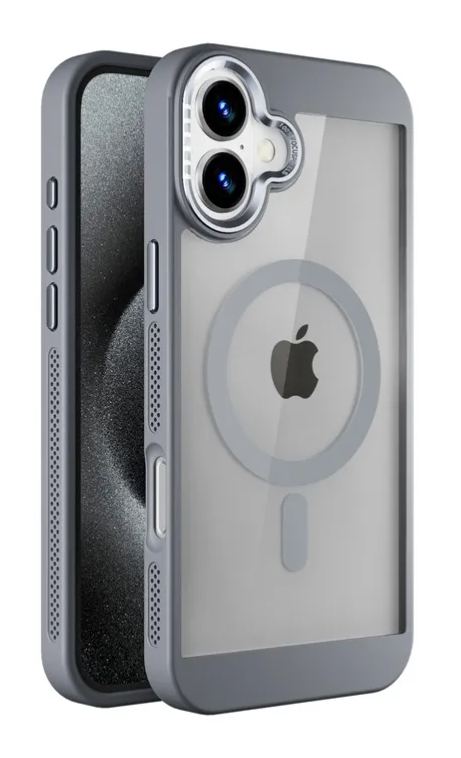 适用iphone16promax磁吸手机壳亚马逊批发苹果15散热手机保护套14