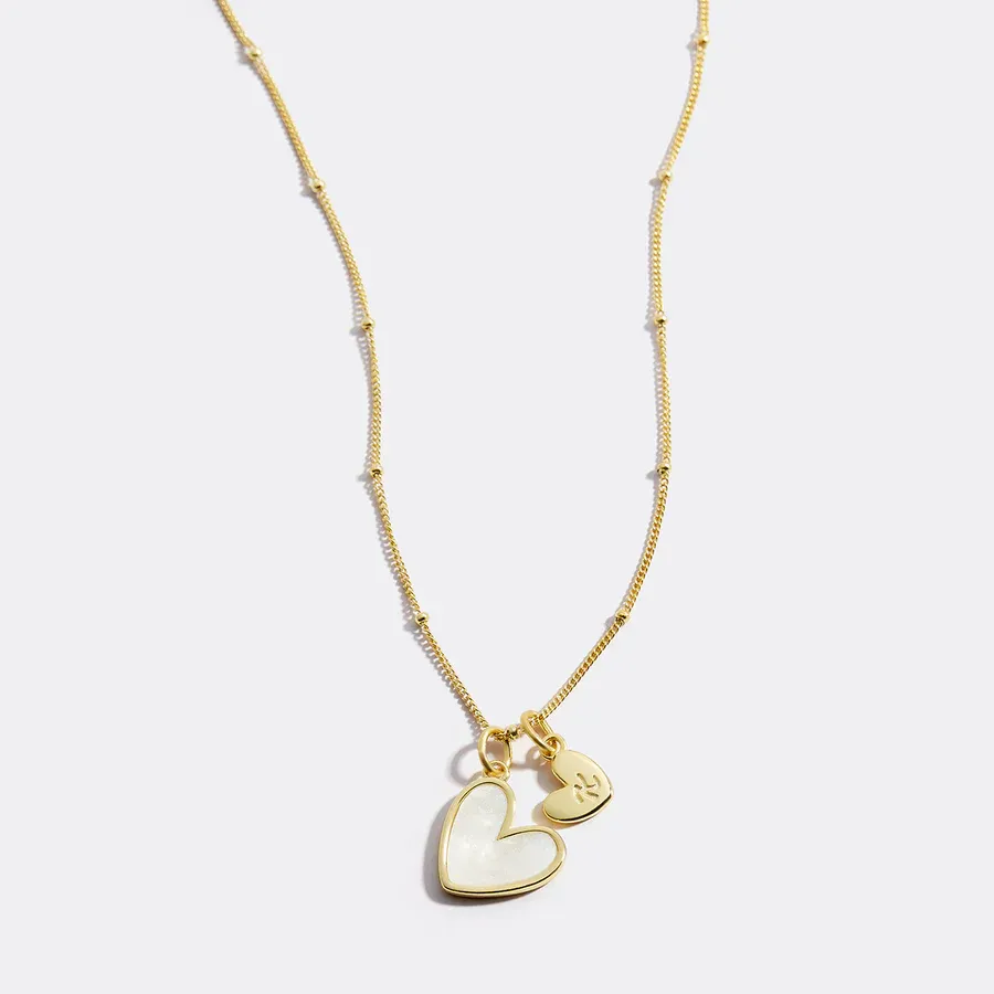 Initial Heart Necklace