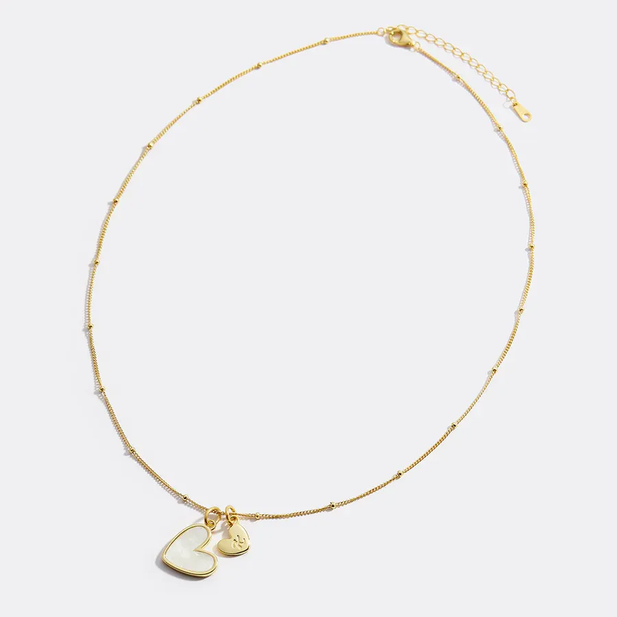 Initial Heart Necklace