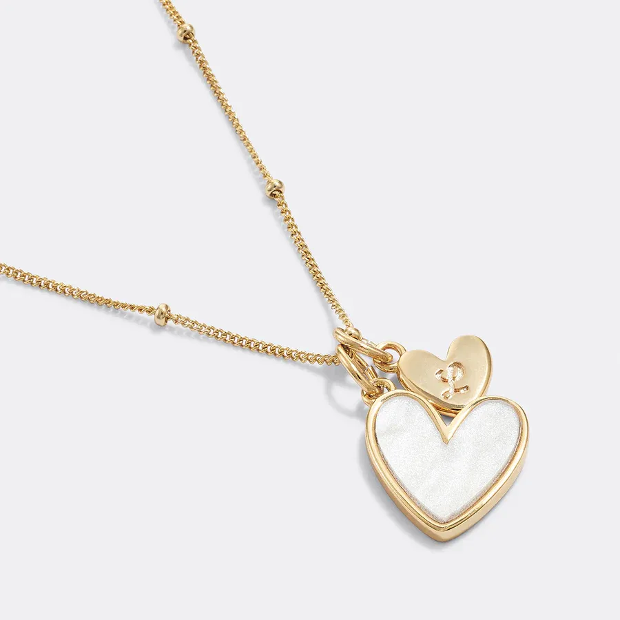 Initial Heart Necklace