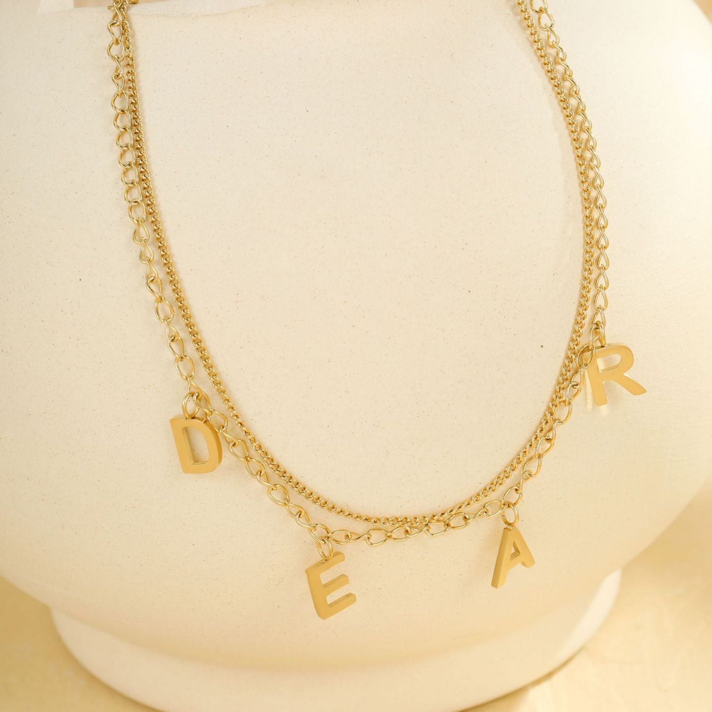 Customizable Name Letter Anklet, Fashionable Beach Anklet