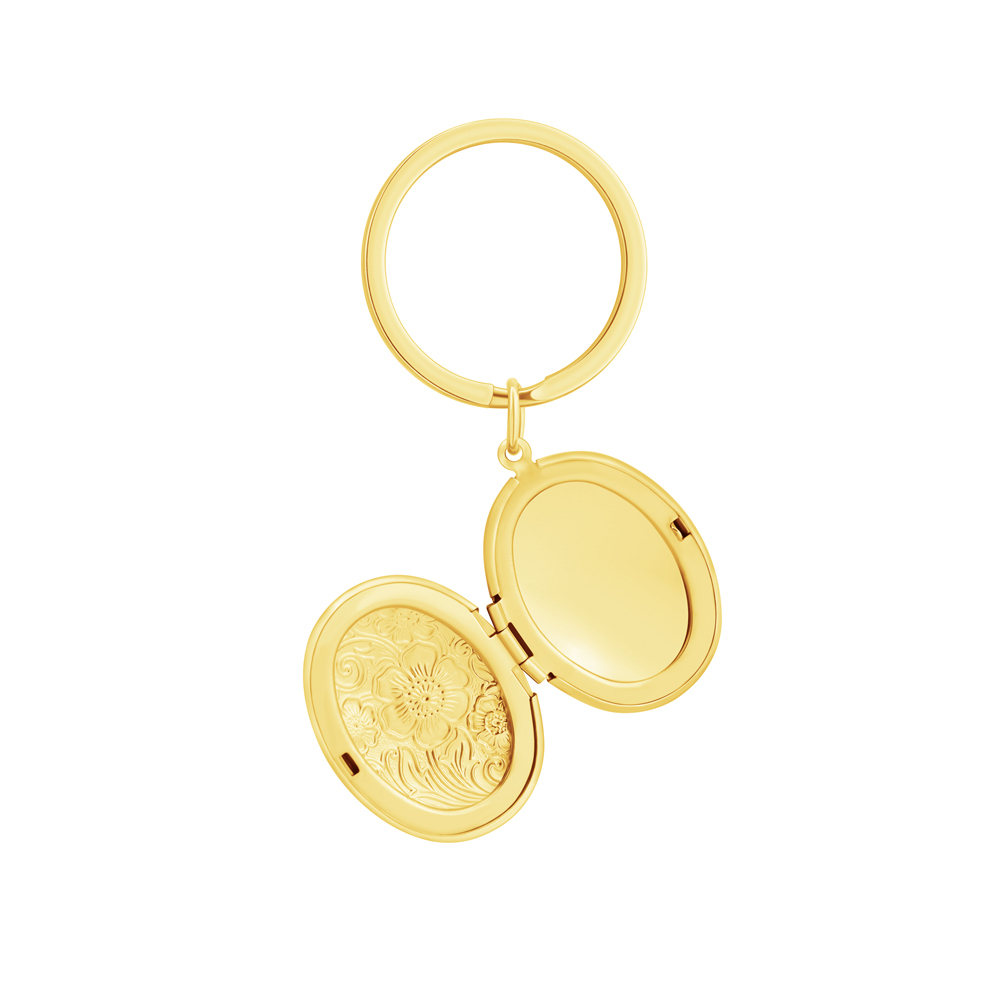 Mother's Day Gift Retro Exquisite Double-Sided Photo Frame Keychain