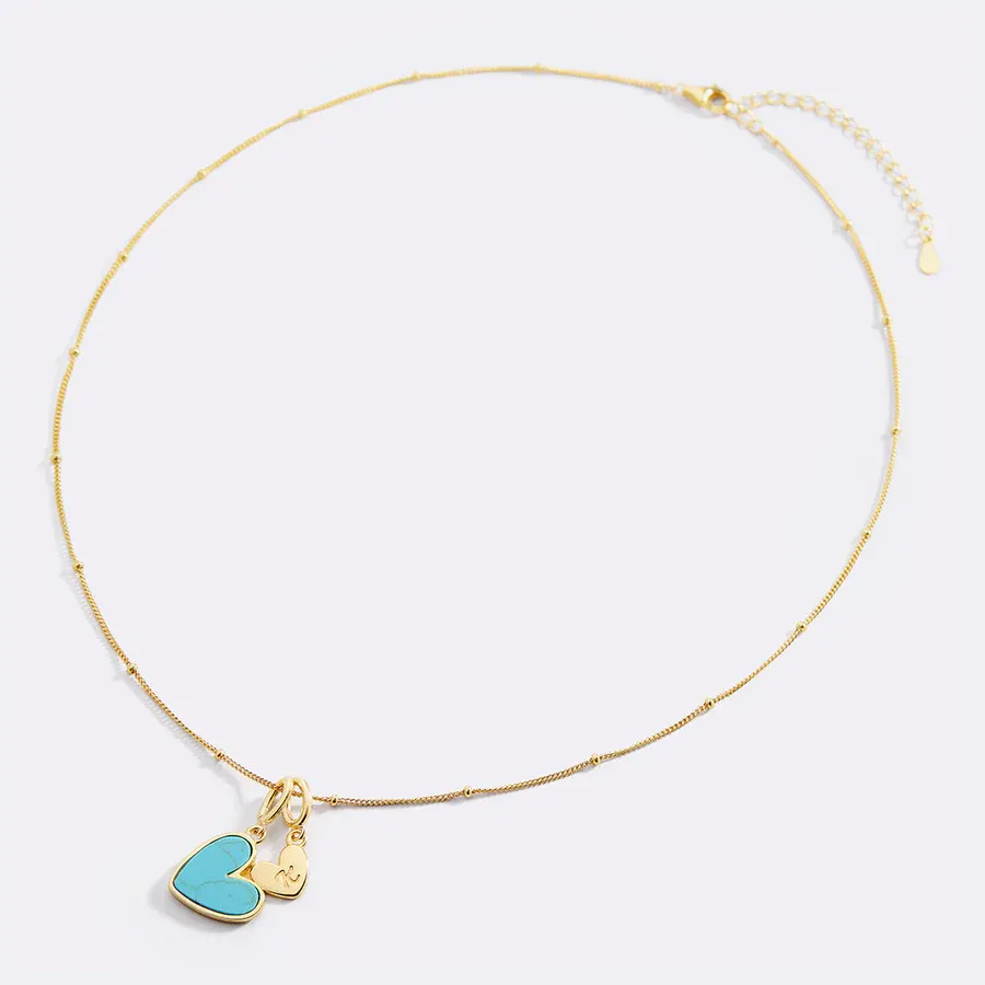 Initial Heart Necklace