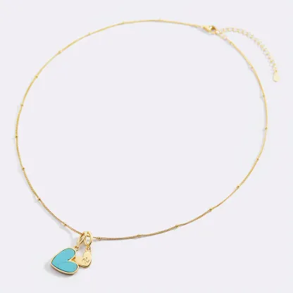 Initial Heart Necklace