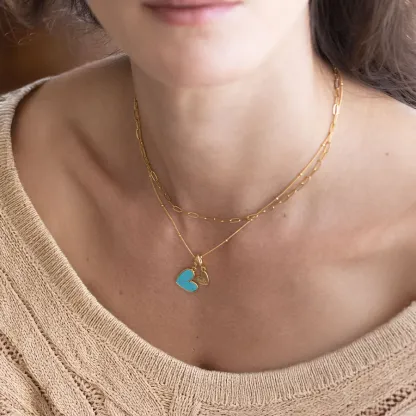 Initial Heart Necklace