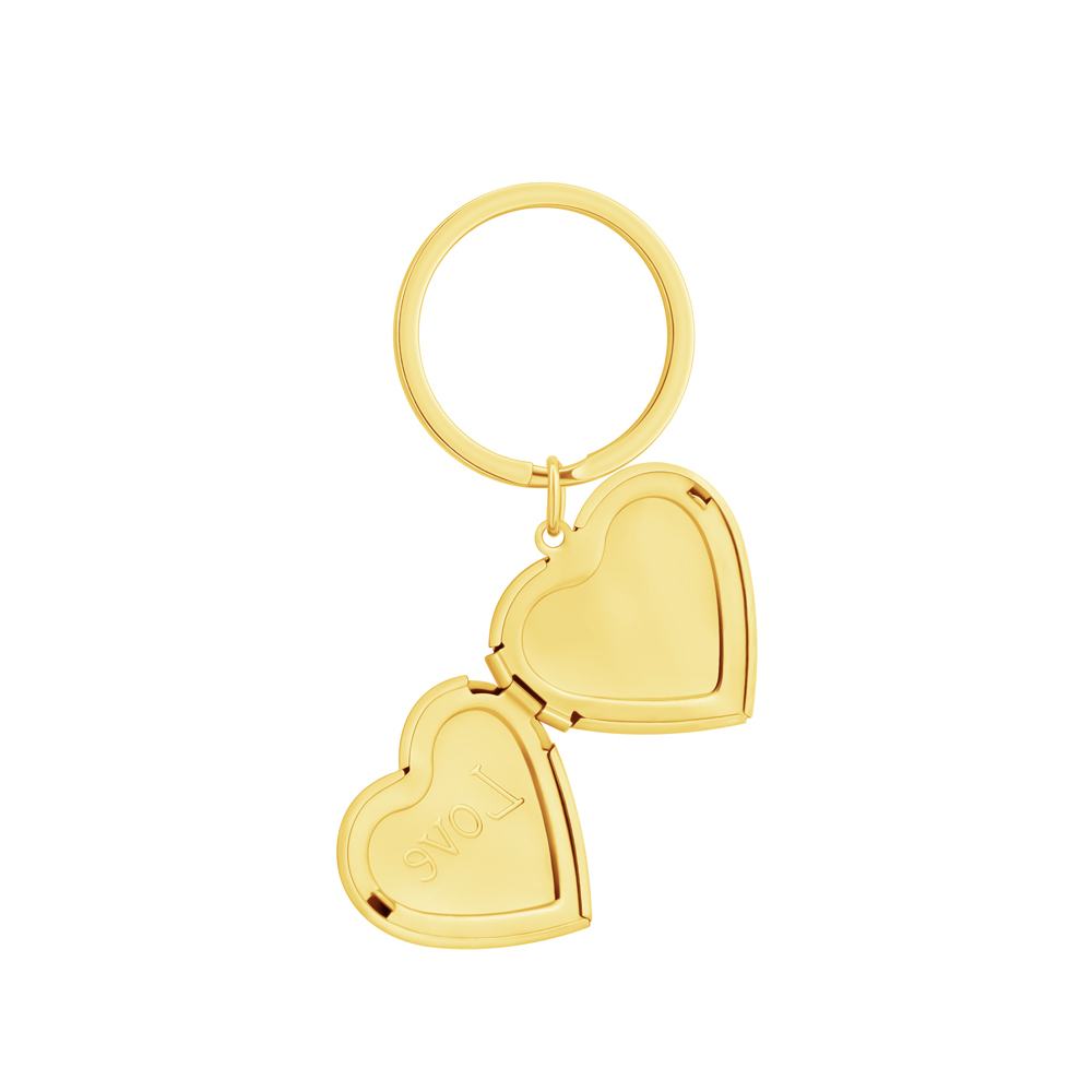 Mother's Day Gift Retro Exquisite Double-Sided Photo Frame Keychain