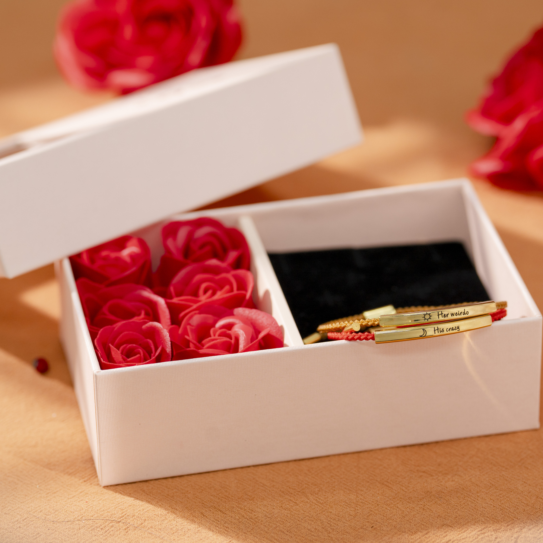 Couples Multi-color Braided Bracelet (2 pieces included)