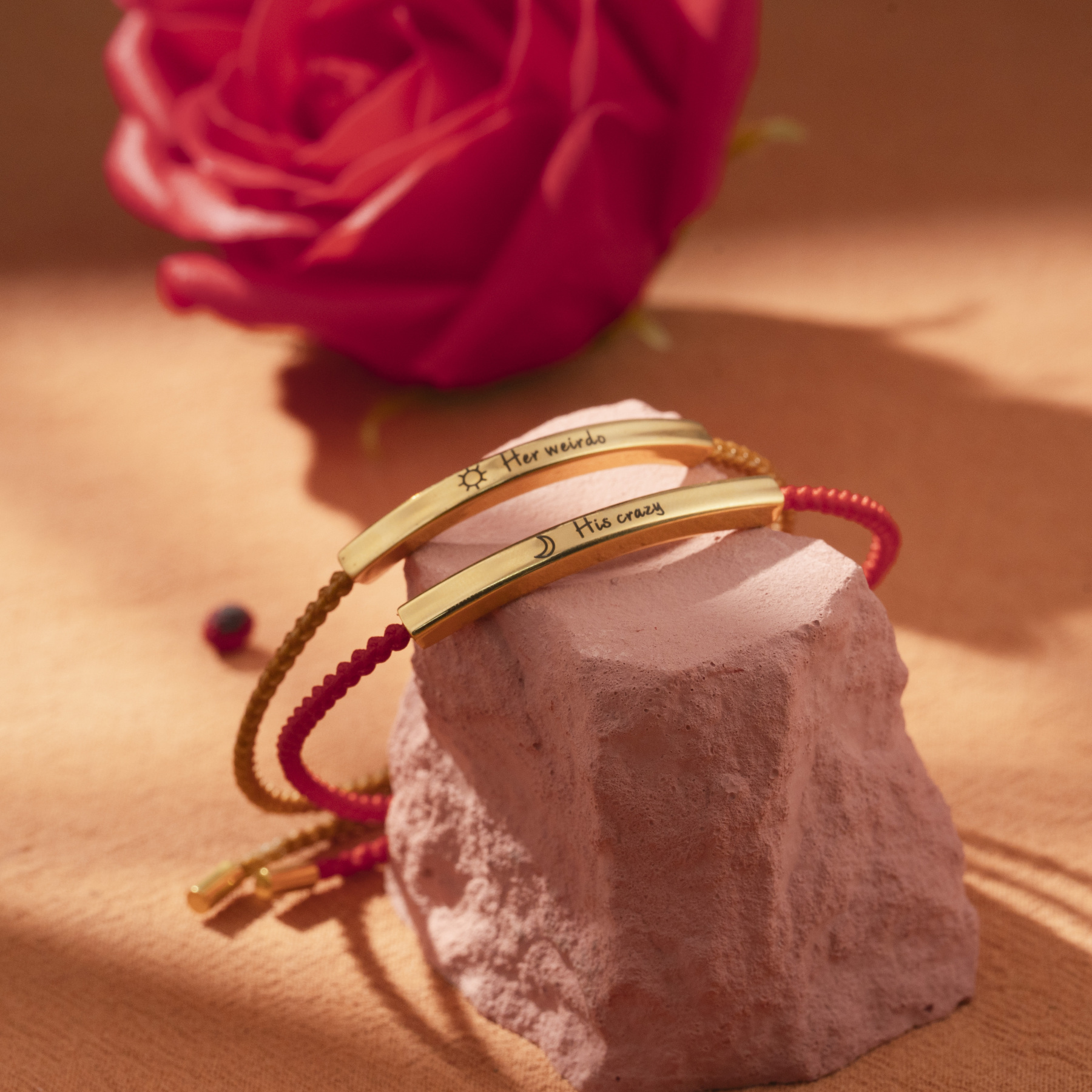 Couples Multi-color Braided Bracelet (2 pieces included)