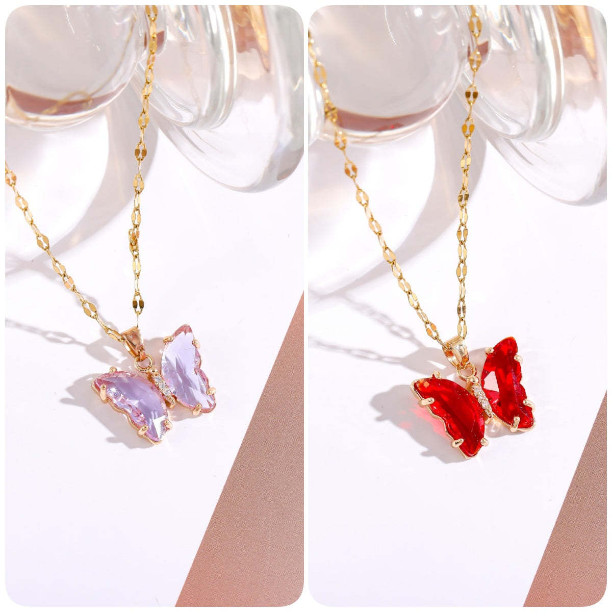🔥BUY 1 GET 1 FREE-Crystal Butterfly Necklace