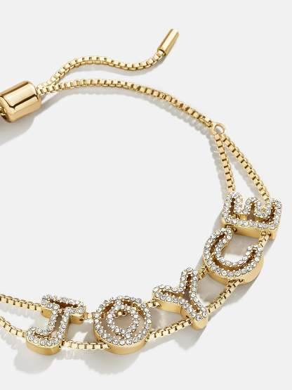 Bubble Name Bracelets