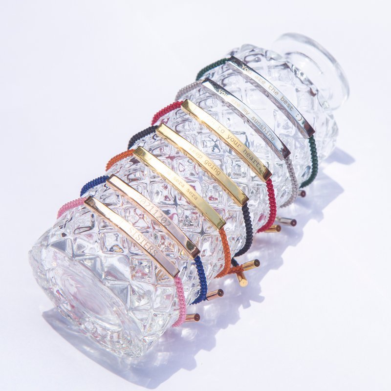 Couples Multi-color Braided Bracelet (2 pieces included)