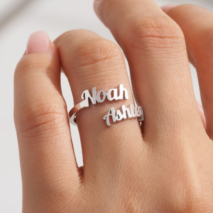 Double Name Ring