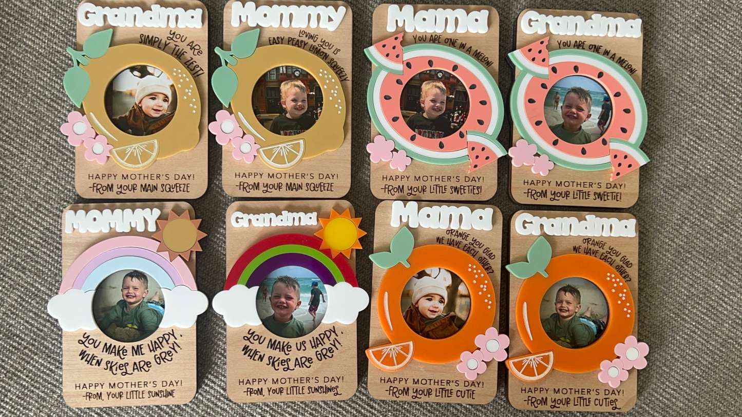 Mother's Day Fridge Photo Magnet Photo Frame