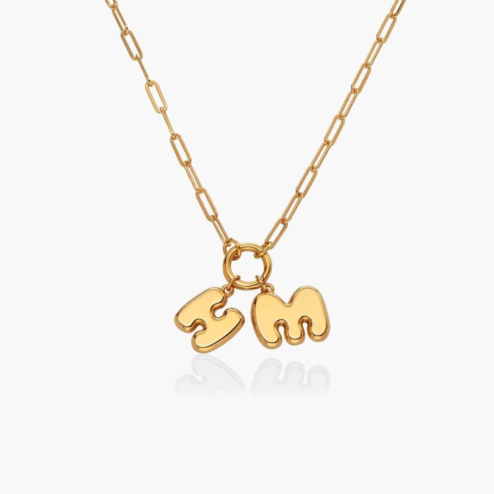 Bubble Up Initial Necklace