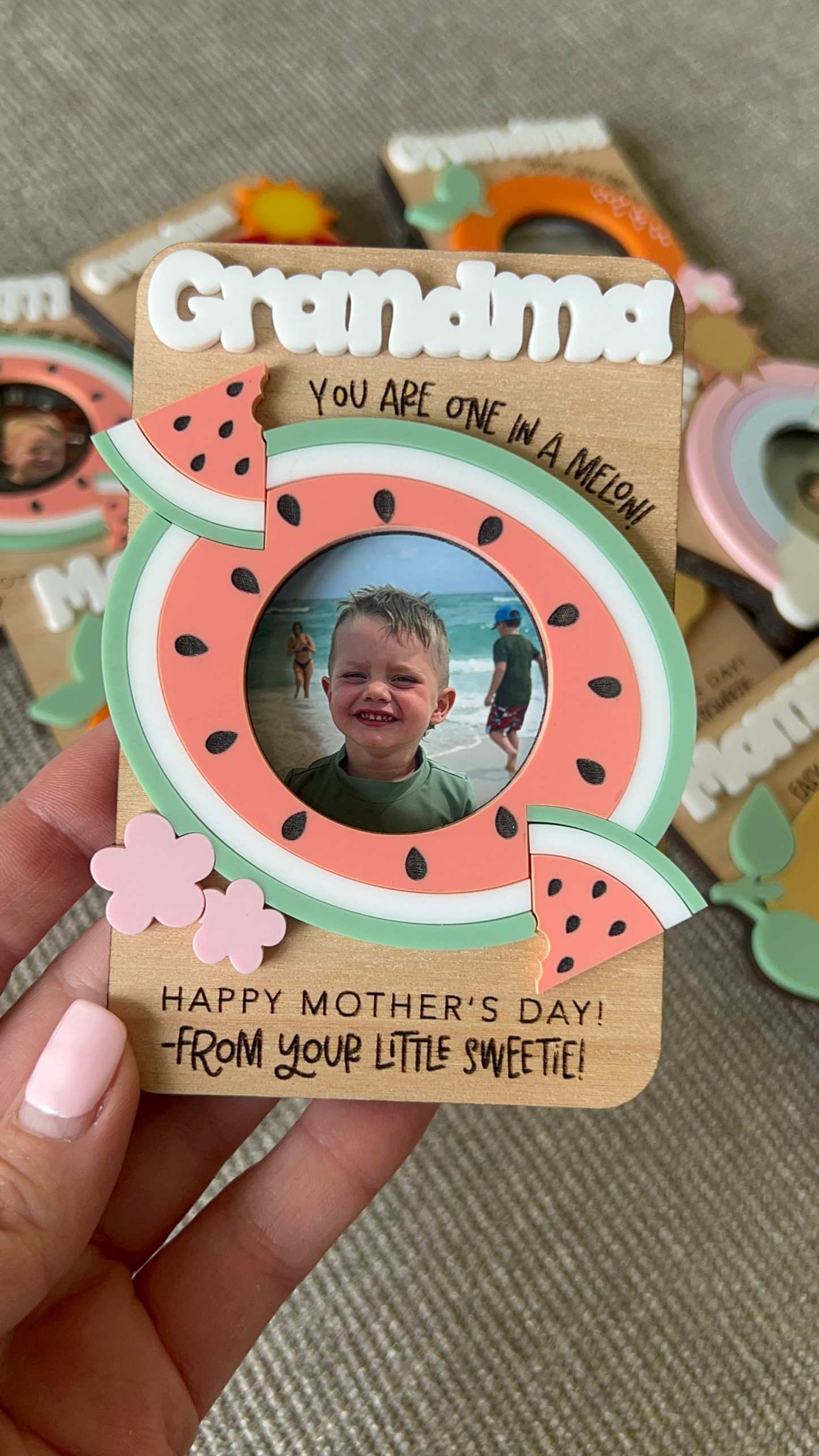 Mother's Day Fridge Photo Magnet Photo Frame