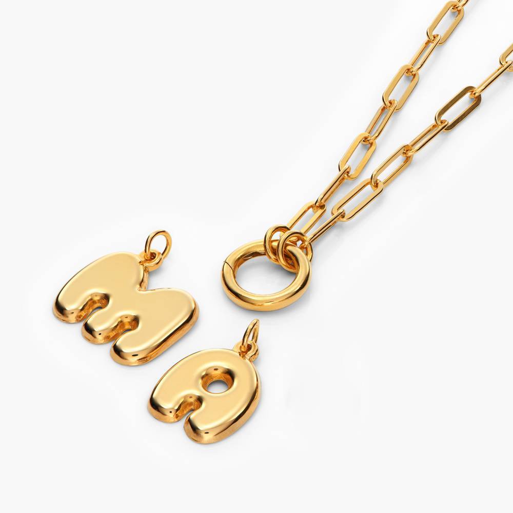 Bubble Up Initial Necklace