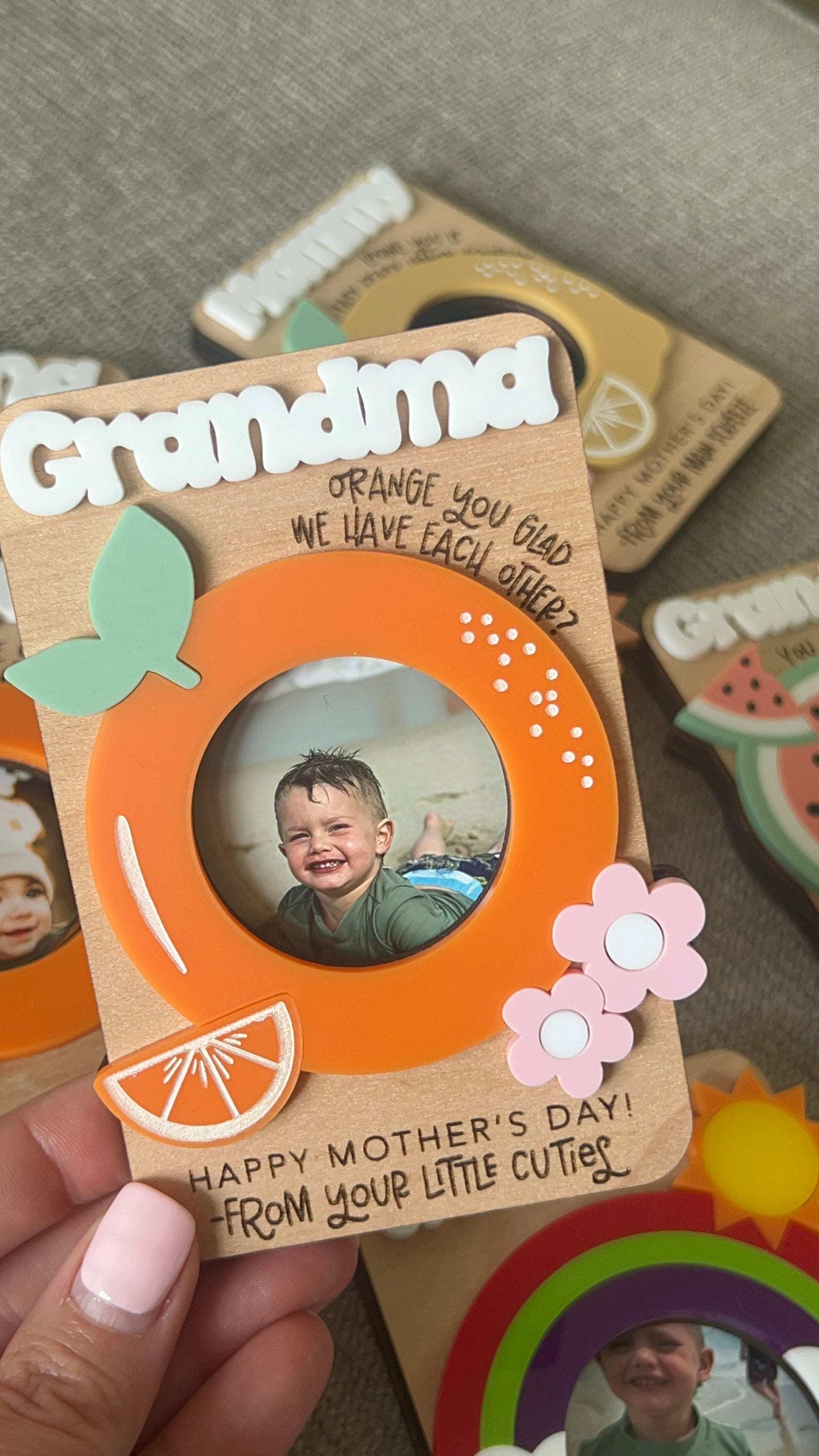 Mother's Day Fridge Photo Magnet Photo Frame