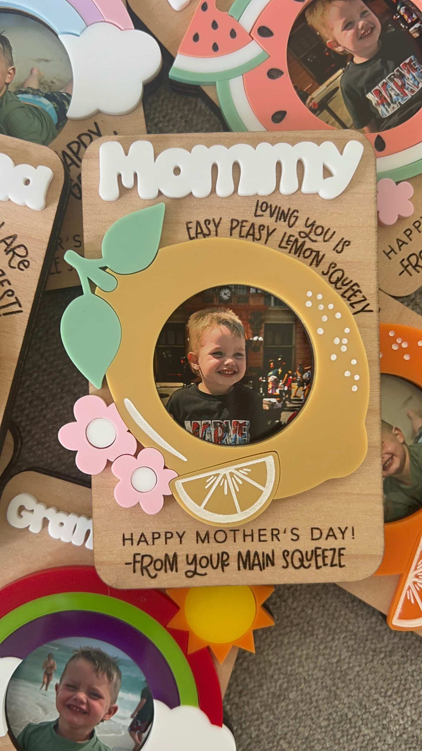 Mother's Day Fridge Photo Magnet Photo Frame