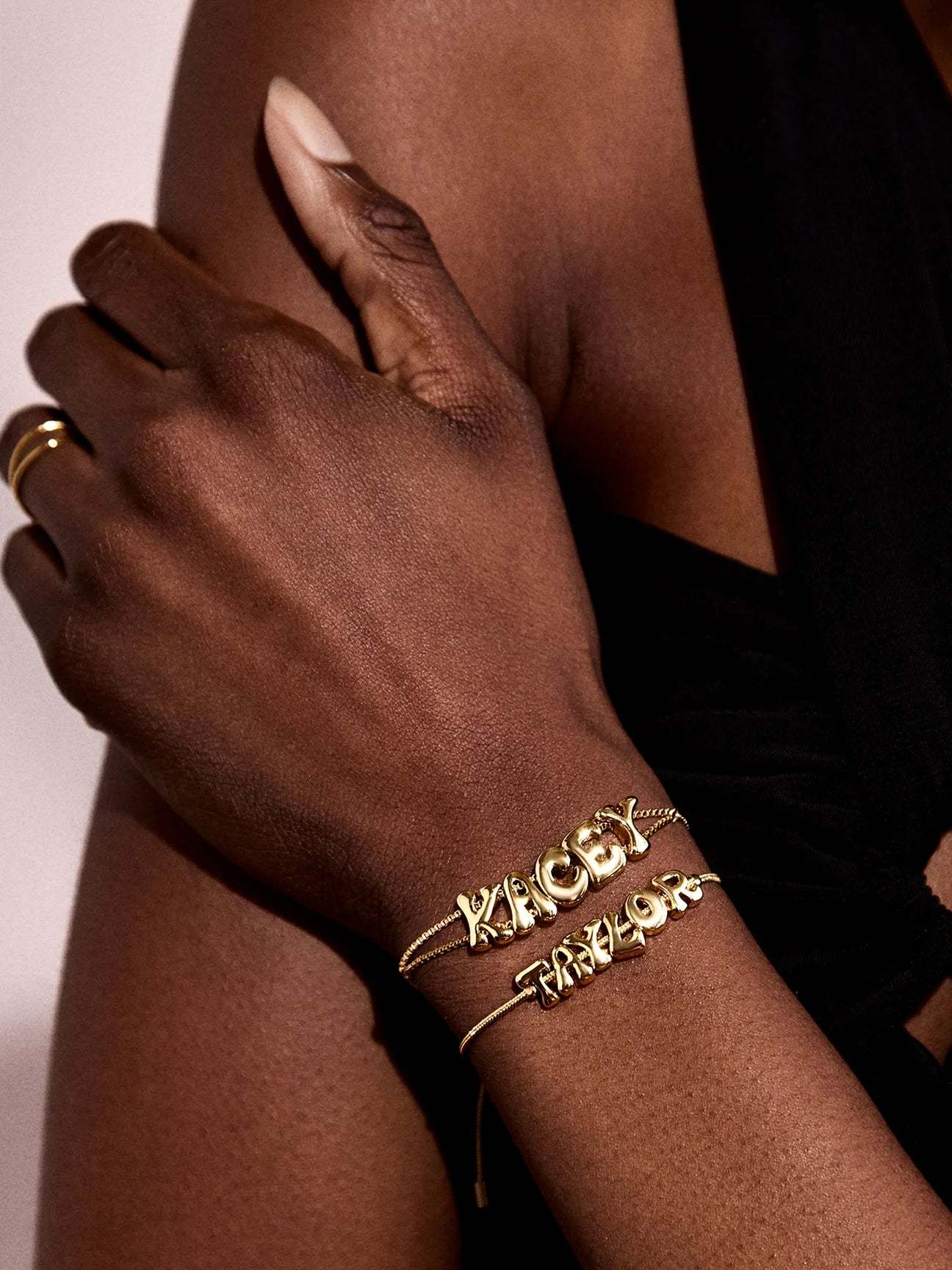 Bubble Name Bracelets