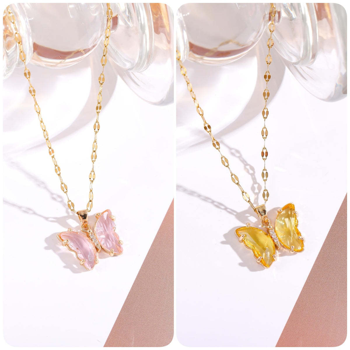🔥BUY 1 GET 1 FREE-Crystal Butterfly Necklace