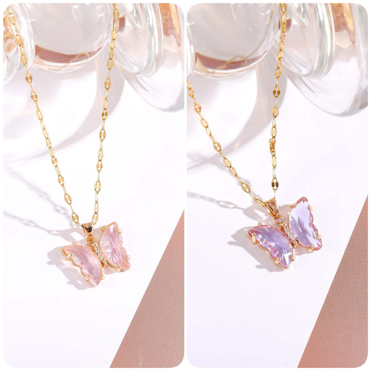 🔥BUY 1 GET 1 FREE-Crystal Butterfly Necklace