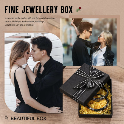 Exquisite Gift Box Black Gift Packaging Jewelry Box