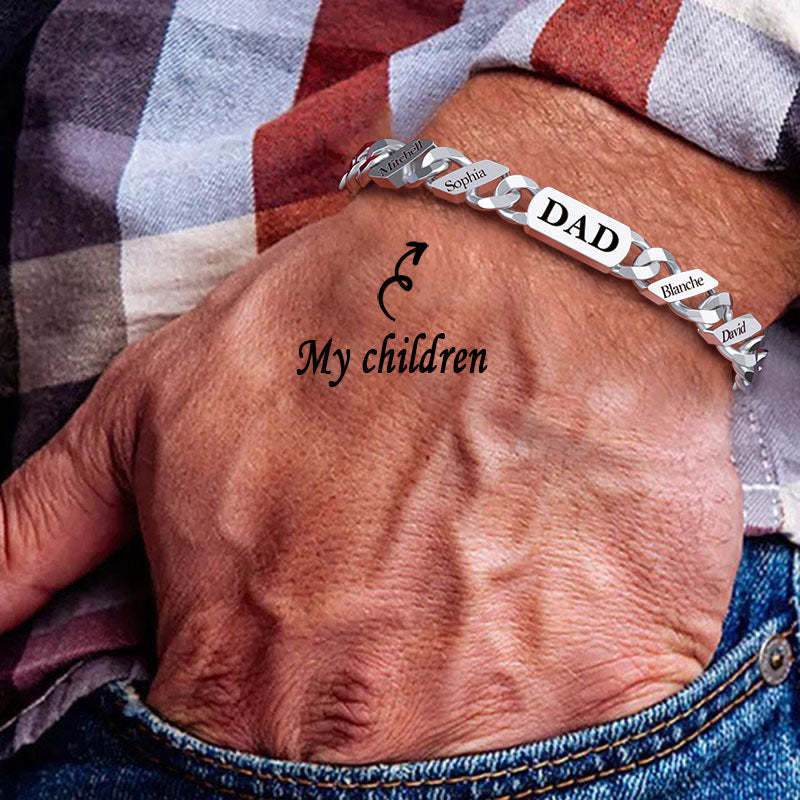 Thanksgiving & Christmas Gift Custom Cuba Chain Bracelet For Man