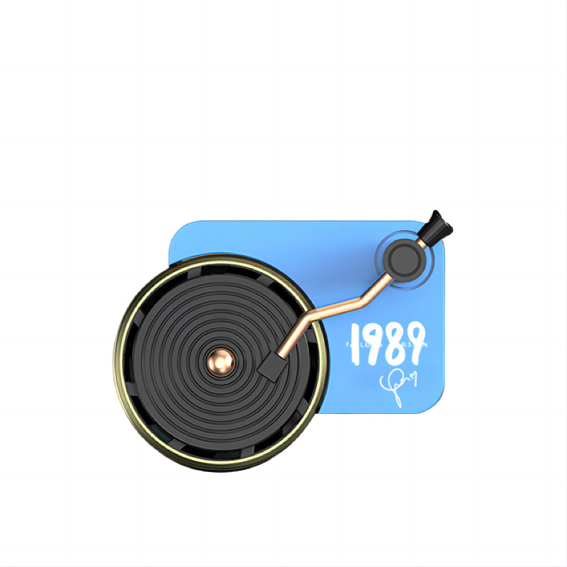 Car Air Freshener, Phonograph Record Player Design Turntable Diffuser