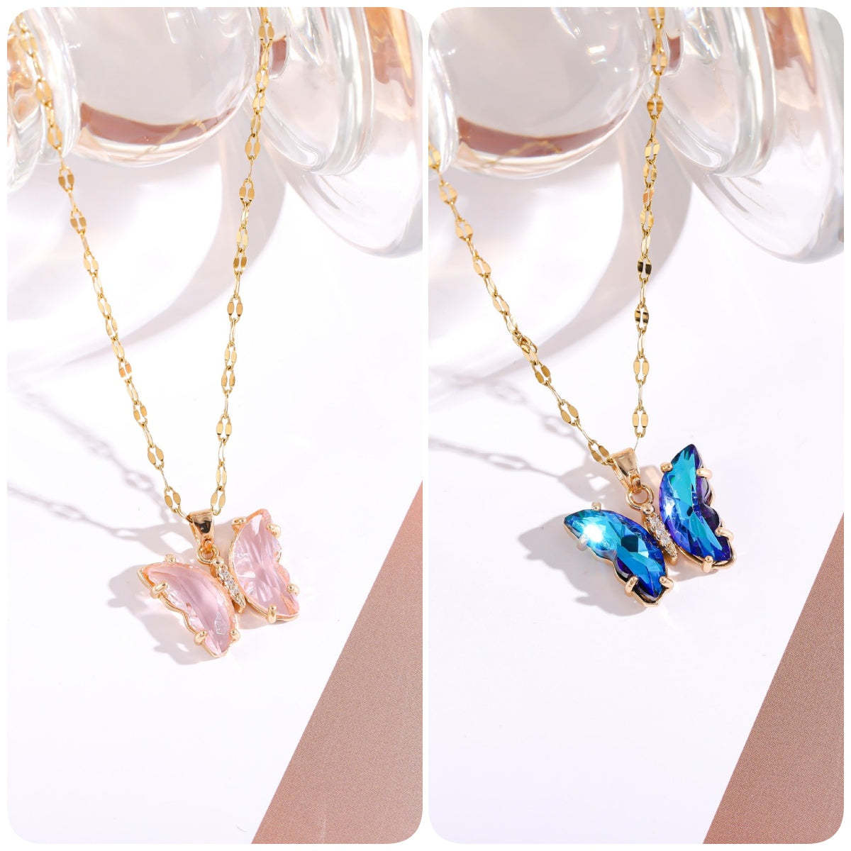 🔥BUY 1 GET 1 FREE-Crystal Butterfly Necklace