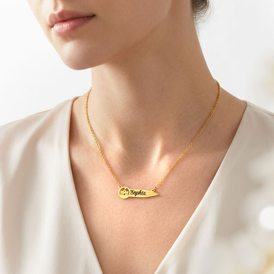 Back-to-School Gifts🎁 Personalized Pencil Name Necklace