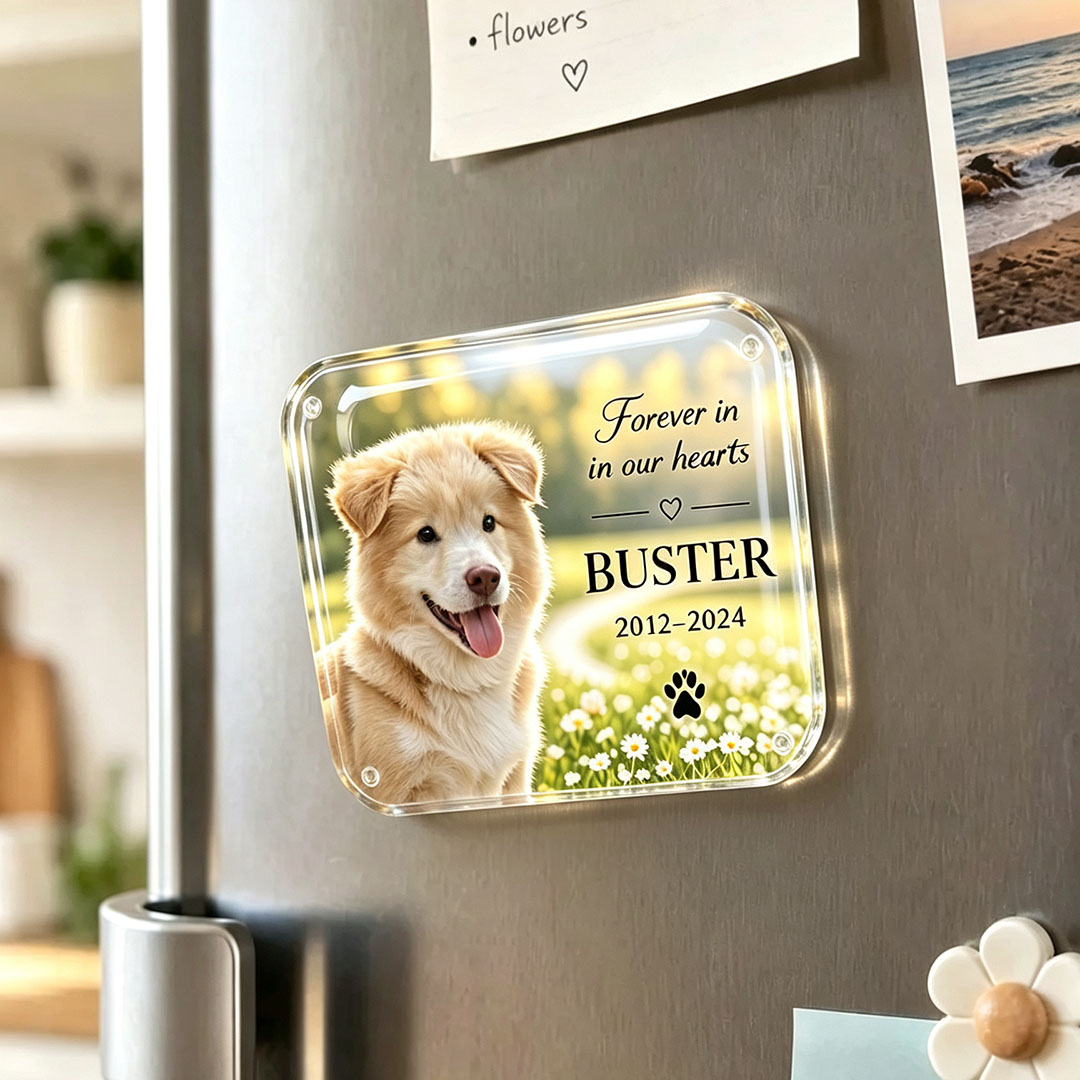 Personalized Pet Memorial Fridge Magnet