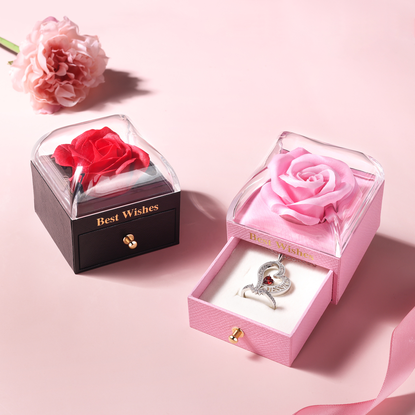 Enchanted Rose Jewelry Box Gift Package