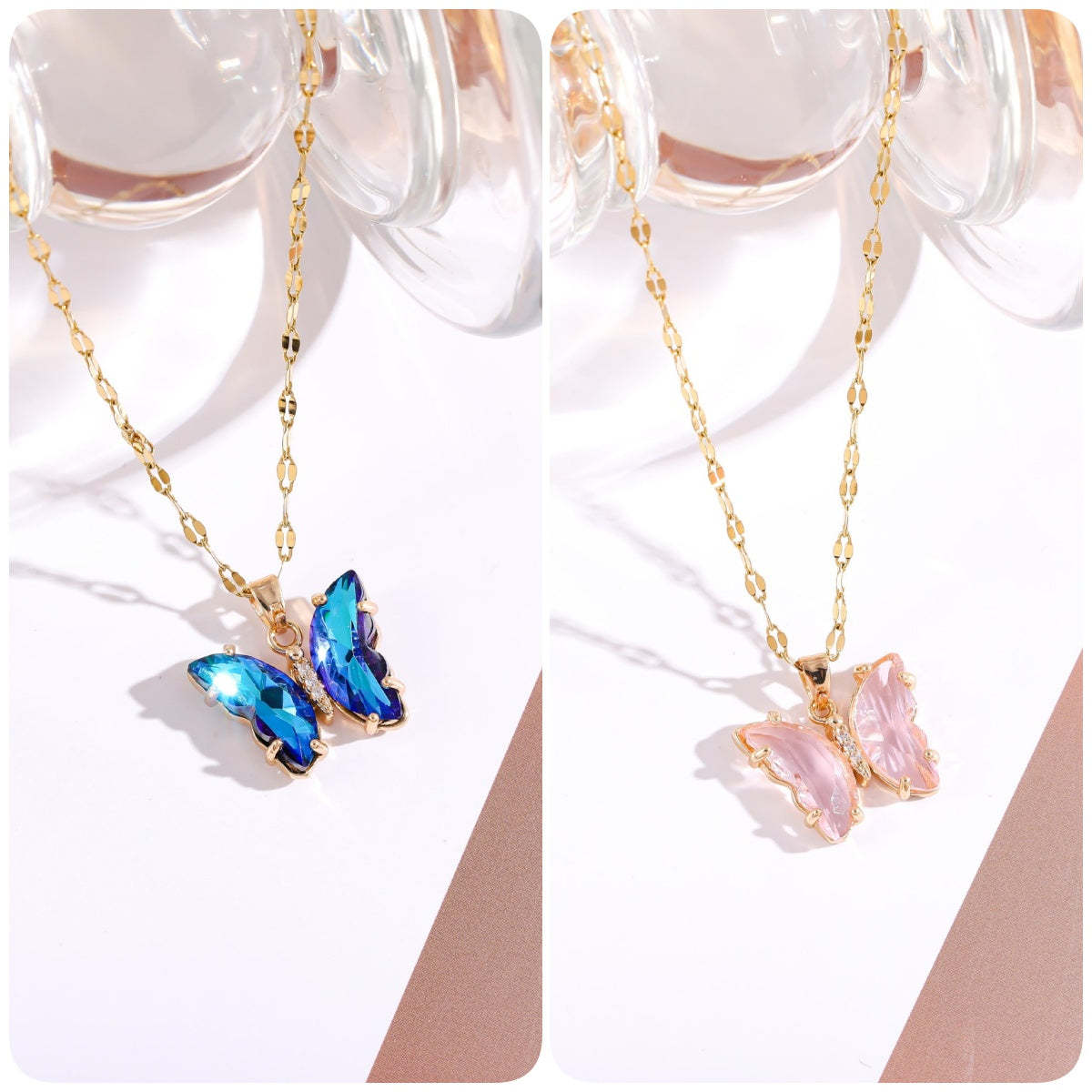 🔥BUY 1 GET 1 FREE-Crystal Butterfly Necklace