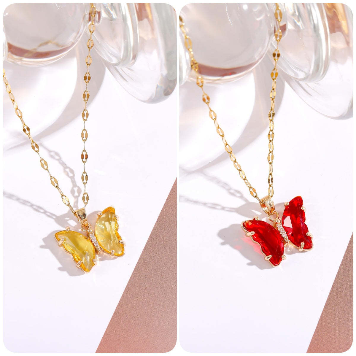 🔥BUY 1 GET 1 FREE-Crystal Butterfly Necklace