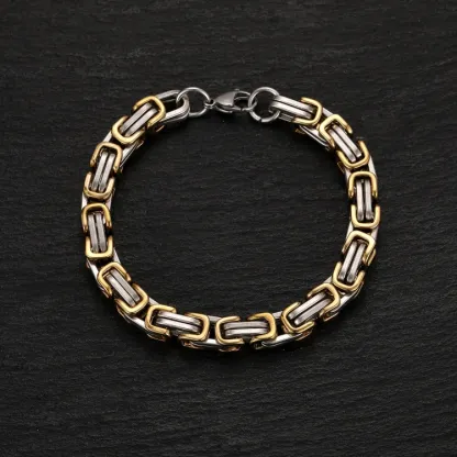 Father's Day Gifts Cuban Link Bracelet Stainless Steel Bracelet I Love You, Dad Sentimental Gift